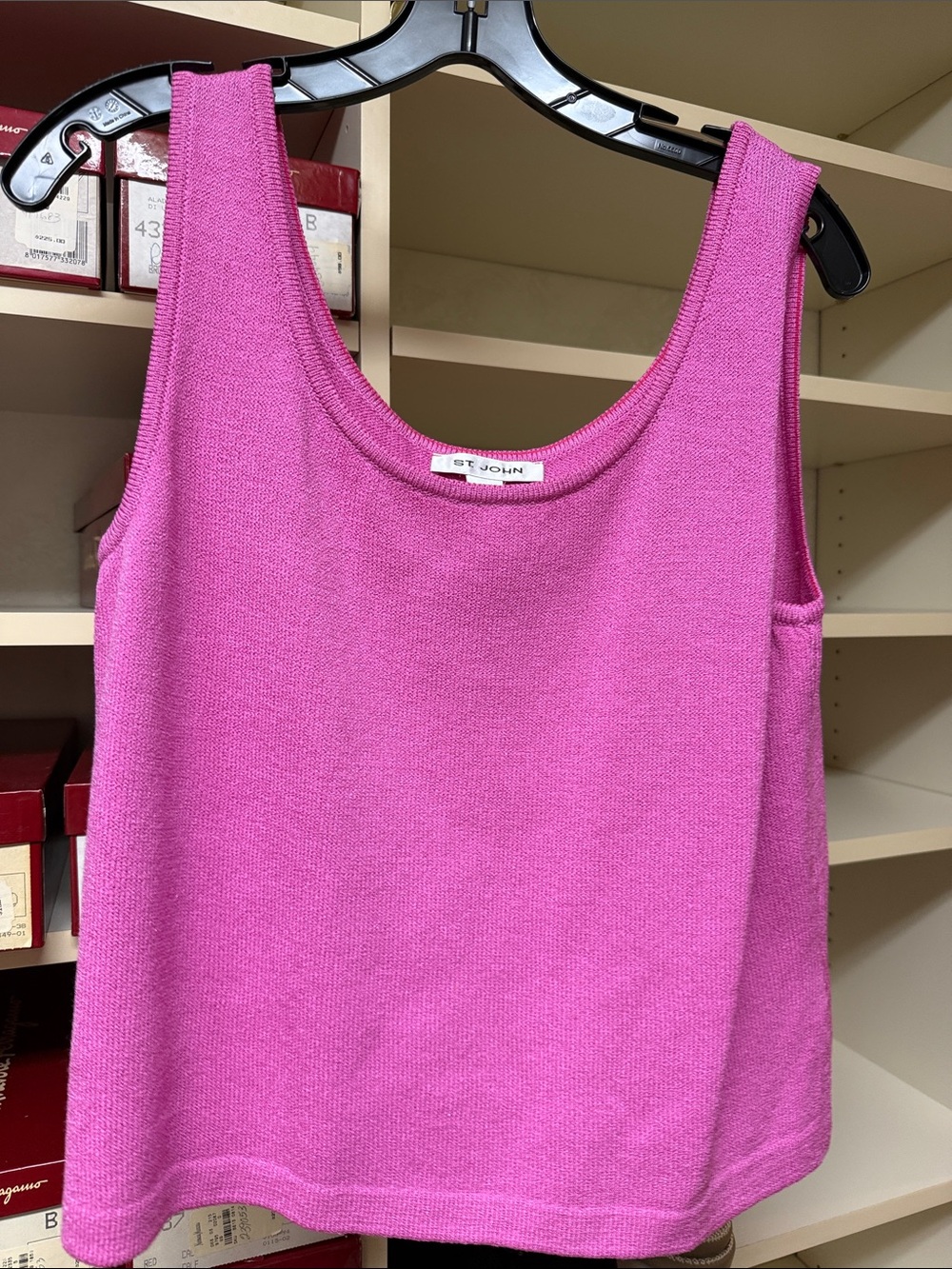 St. John pink Knit Tank